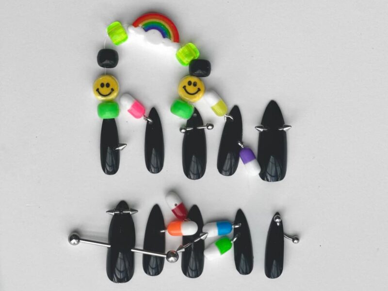 EDC festival designs Partnership with Rave Nailz